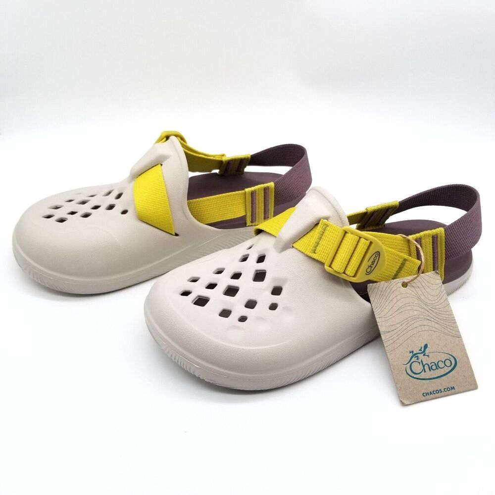 Chaco Chillos Clogs Women Sz 7 Gray Closed Toe  Sandals Adjustable Waterproof